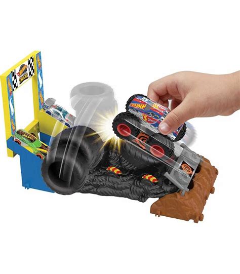 HOT WHEELS MONSTER TRUCKS ARENA WORLD RETO DE CARRERA DE MATTEL JUGUETES PANRE