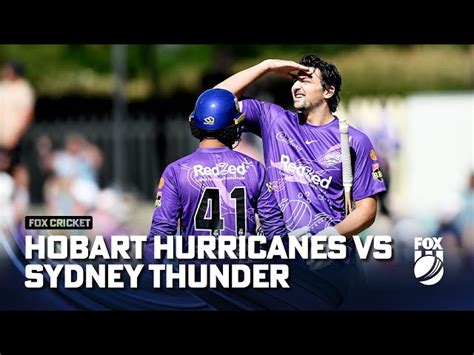 Hobart Hurricanes vs Sydney Thunder - Match Highlights | 15/01/23 | FOX ...