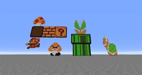 Minecraft Pixel Art Mario Block