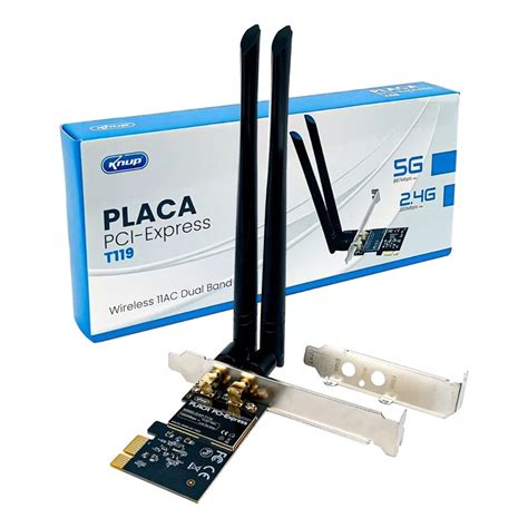 Placa De Rede Wi Fi Ac Dual Band Ghz Mbps Ghz Mbps Pci E