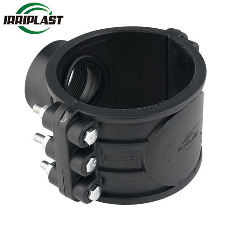 HDPE Plastic Pipe Fitting PP Compression Fittings Clamp Saddles PP