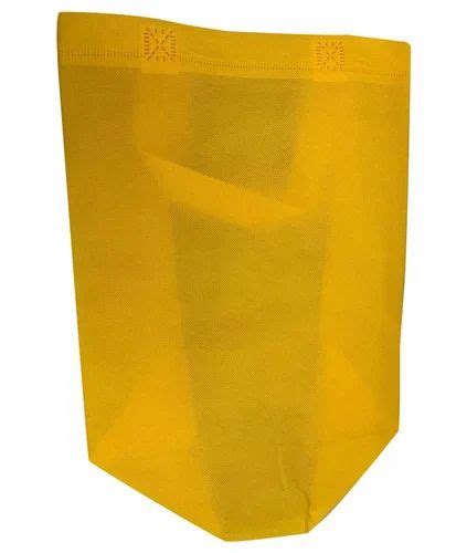 Yellow Plain Loop Handle Non Woven Bag At Rs 190 Kg Non Woven Loop