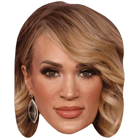 Carrie Underwood Make Up Big Head Celebrity Cutouts