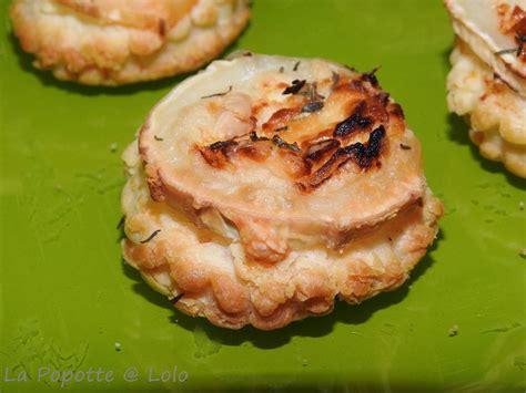 Tartelettes feuilletées au chèvre miel et thym La popotte lolo