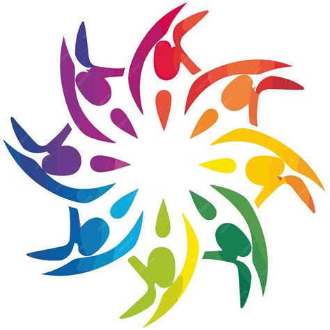 Bringing People Together Logo Design | Premium AI-generated vector
