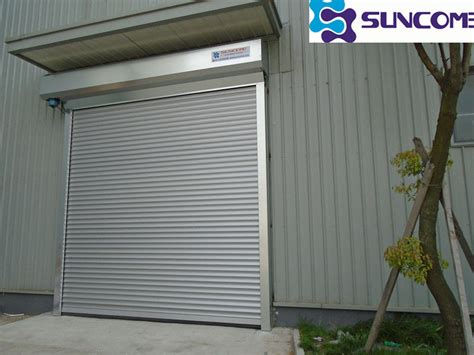 High Speed Warehouse Automatic Roller Door Shutter Doors With Wind Resistant