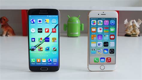 Samsung Galaxy S6 Edge Vs IPhone 6 Speed Test 4K YouTube