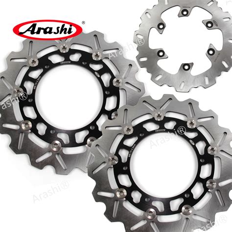 Arashi For Yamaha Tdm900 2002 2014 Cnc Front Rear Brake Rotors Brake