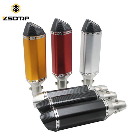 Zsdtrp Universal Mm Motorcycle Exhaust Muffler Modified Exhaust