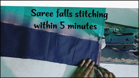 Saree Falls Stitching For Beginners Saree Falls How To Stitch A