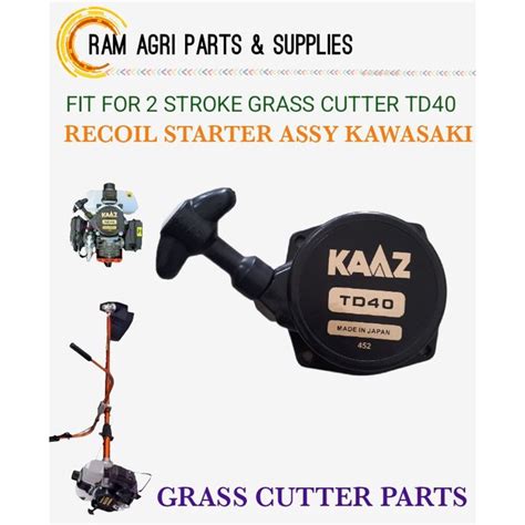 Recoil Starter Assy Kawasaki Td40 Grass Cutter Shopee Philippines