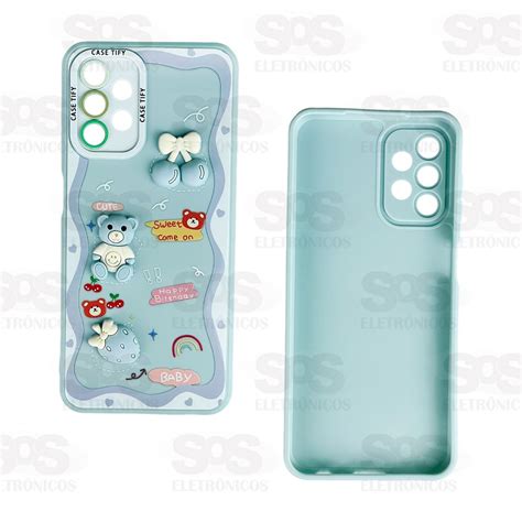 Capa 3D Ursinhos Cute Soft Motorola M14 5G