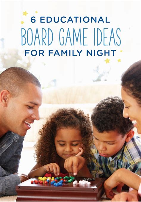 Educational Board Game Ideas for Family Game Night | Screen free ...