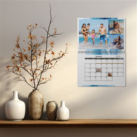 Calendrier Photo Mural Double Page Aquarelle