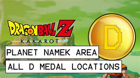 Dragon Ball Z Kakarot All D Medal Locations Planet Namek Area Youtube