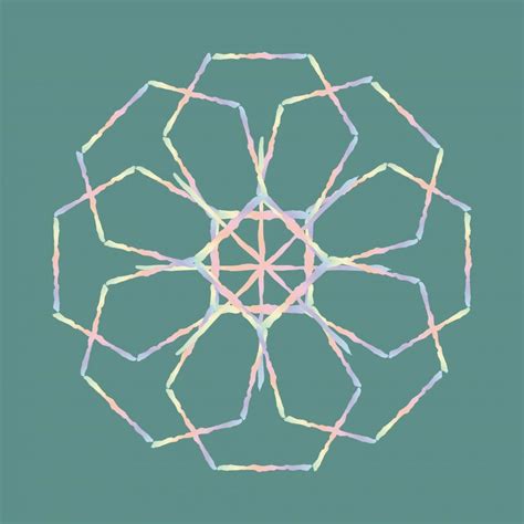 Geometric Flower Shapes