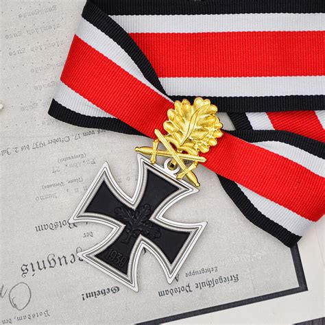 Wwii German Knights Cross Of The Iron Cross Oak Leaves Swords