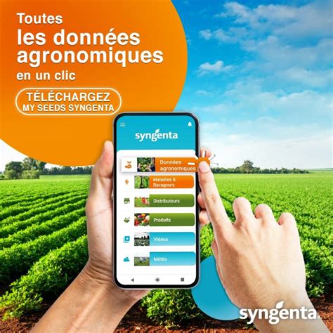 La mise à jour de l application My Seeds Syngenta présente plus de 500