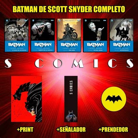 Batman De Scott Snyder Completo En Cinco Tomos Ovni Press