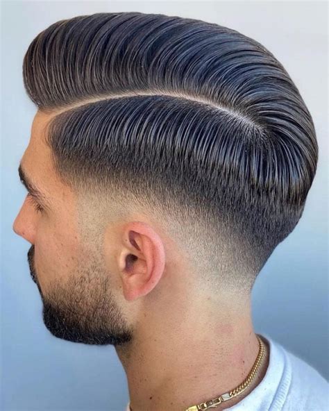 Low Fade Haircut Comb Over