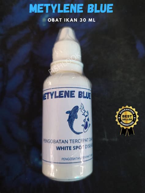 Obat Biru Ikan Anti White Spot Jamur Methylene Blue Blitz Icht SUPER