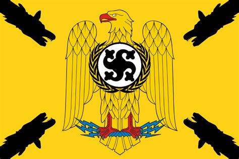 Ultranationalistic Romania Flag Based Off Of The Holy Russian Empire