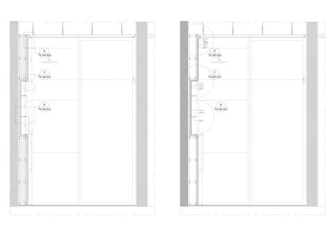 Sectional Elevation For Shower Area With Detail Of Fixed Toughened