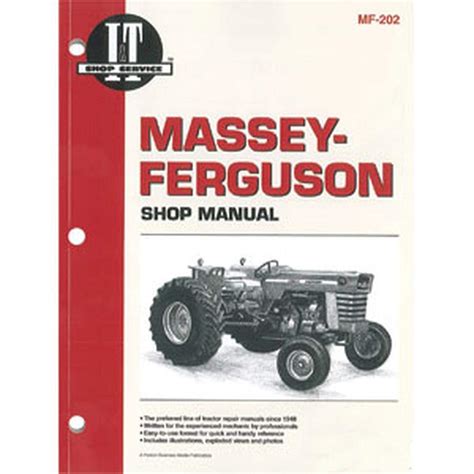 Raparts Smmf202 Fits Massey Ferguson Shop Manual 210 220 205 175 180 2675 2705 2745 Unknown