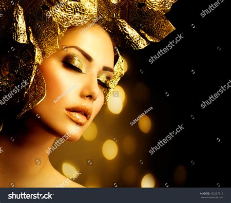 Fashion Glamour Makeup Beauty Model Girl Stock Photo 162257615 ...
