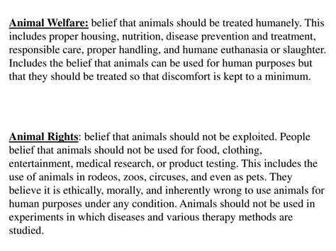 Ppt Animal Rights Vs Animal Welfare Powerpoint Presentation Free