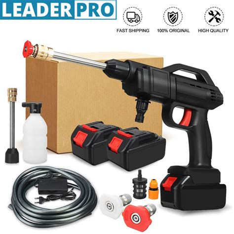 Bar Cordless High Pressure Car Washer Spray Electric Water Machine