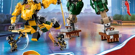 LEGO 71794 NINJAGO Lloyds und Arins Ninja Training-Mechs Set mit 2 ...