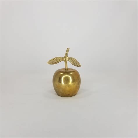 Vintage Brass Apple Bell Brass Apple Bell Apple Bell Brass Bell Etsy