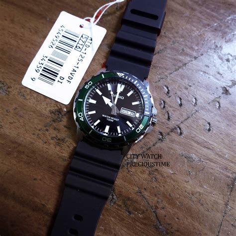 CASIO MTD 125 MTD125D นาฬกาขอมอ casio แท ประกนศนย 1 ป Shopee