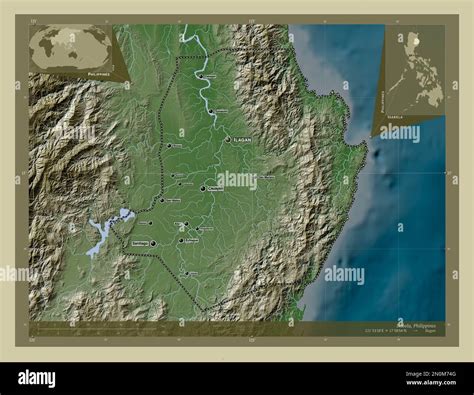 Isabela Province Of Philippines Elevation Map Colored In Wiki Style