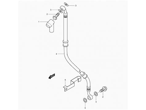 Latiguillo Freno Delantero Hyosung Gv 125 Aquila 2003 2010