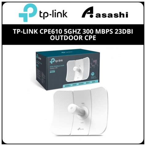 TP Link CPE610 5Ghz 300 Mbps 23dBi Outdoor CPE CPE610 Asashi