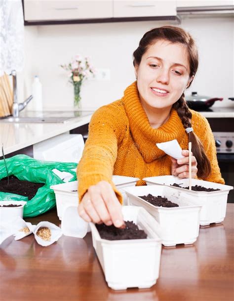 194 Woman Sowing Seeds Table Stock Photos Free And Royalty Free Stock