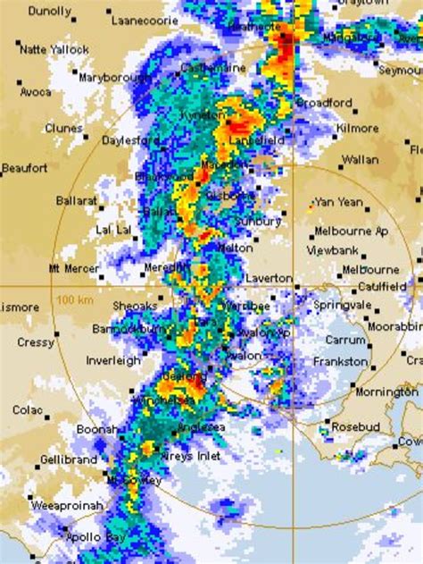 Melbourne Wild Weather Thunderstorms Heavy Rain Hit Victoria Herald Sun