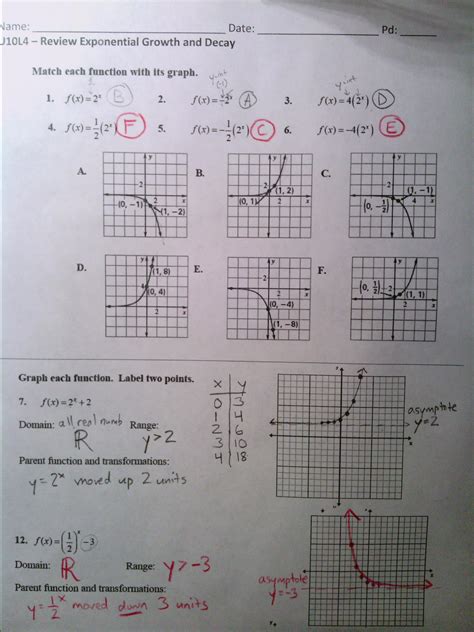 Unit 10 Exponential Functions Camann Math Cafe