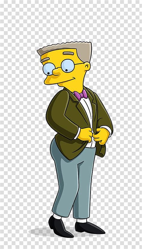 The Simpson Character Illustration Waylon Smithers Mr Burns Grampa