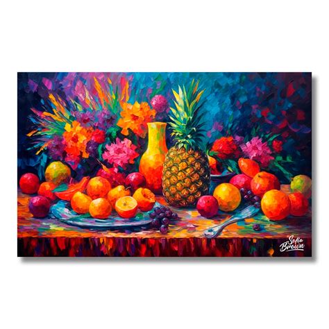 Cuadro Armonía Tropical Sofia Brown Cuadros Decorativos