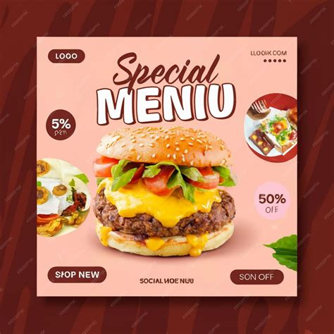 Premium Psd Restaurant Food Menu Social Media Banner Template