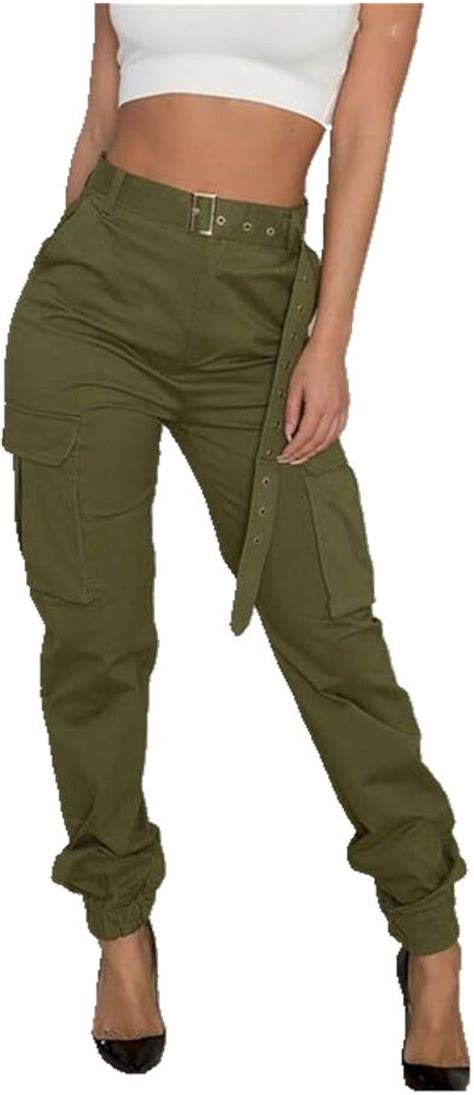 N P Herbst Frühling Damen Camo Hose Casual Military Army Lange Sport