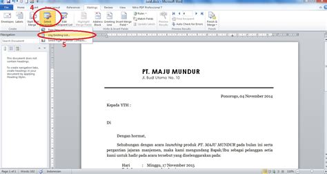 Cara Membuat Mail Merge Di Microsoft Word Vendidit Blog