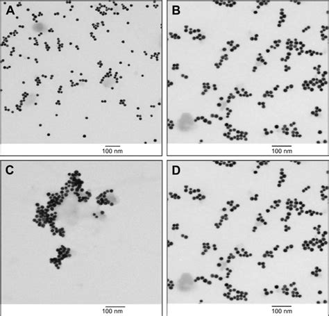 tem images  aunps  pure aunps  citrate buffer  pep aunps