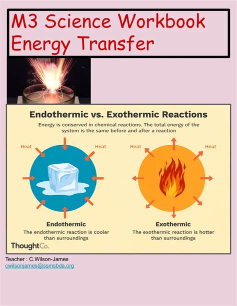 Endothermic And Exothermic Reaction Examples