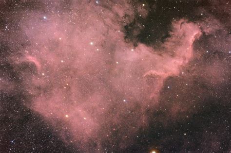 NGC 7000 North America Nebula In HaRGB R Astrophotography