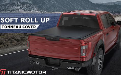 Amazon Titanicmotor Soft Roll Up Truck Bed Tonneau Cover