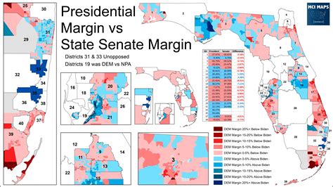 How Floridas State Senate Districts Voted In 2020 Mci Maps